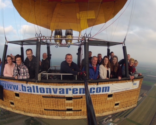 Ballonvaren uit Hoogeveen met piloot Marcel